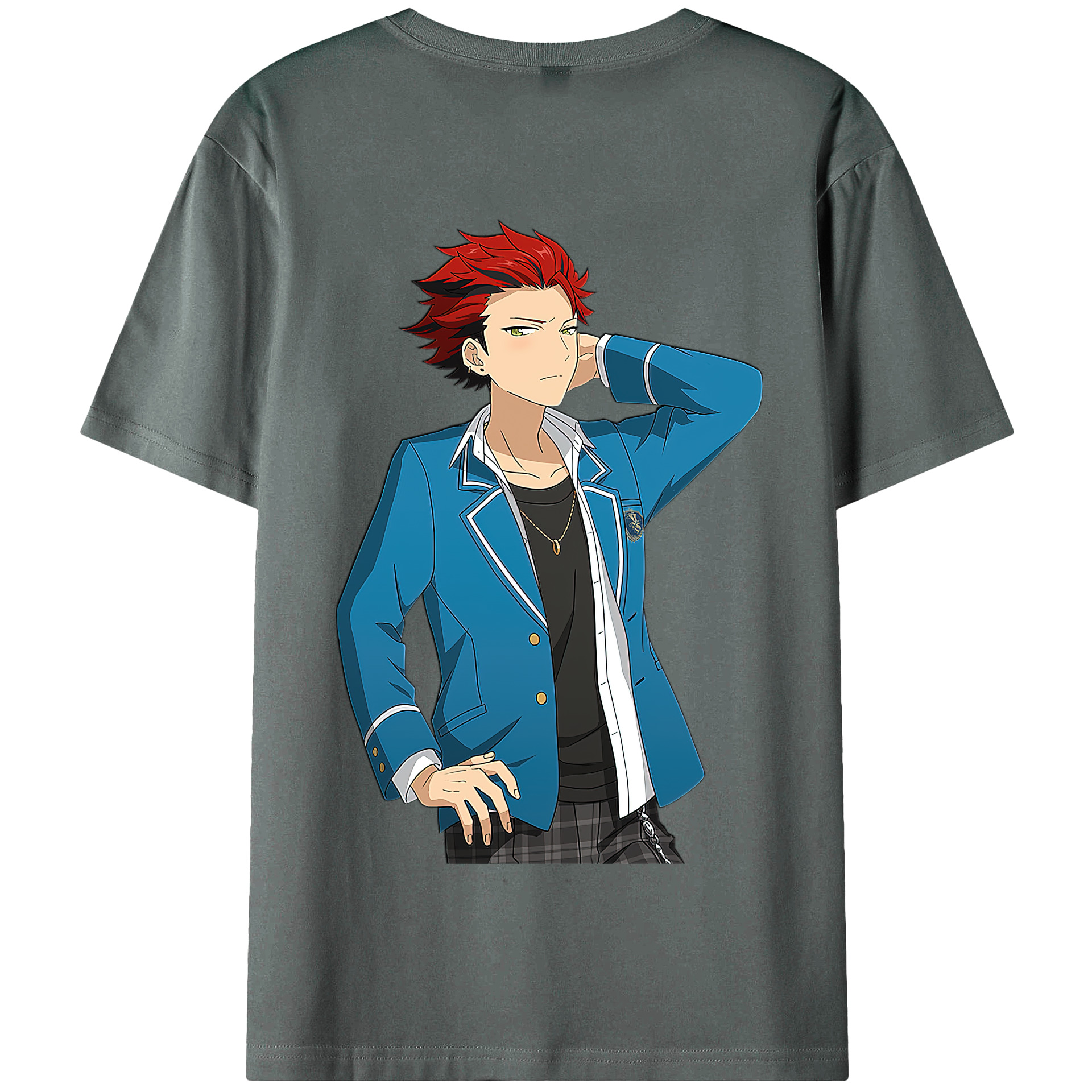 （画像用） あんさんぶるスターズ! Ensemble Stars 綿100％半袖Tシャツ（背面プリント）